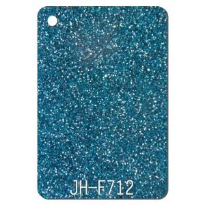 Cheap 10MM Thickness Blue Glitter Acrylic Sheets Home Exhibition Rack Decoration for sale
