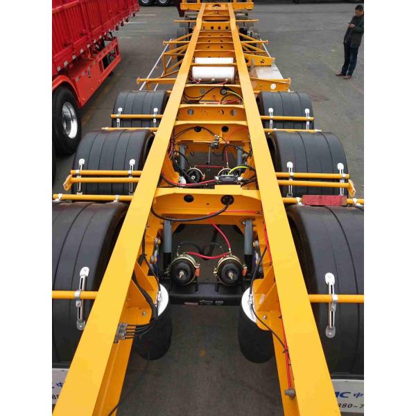 Maximum Load Capacity of 50T Truck Trailer's Semi-Trailer for Container Transport