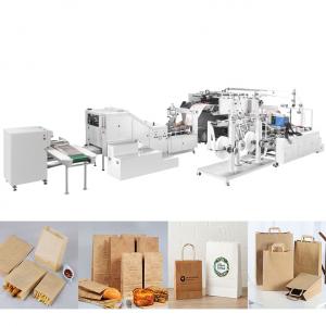 Cheap PLC Control Fast Food Paper Bag Manufacturing Machine 8500kg for sale