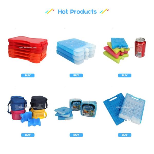 Food Grade Cooler Ice Blocks 6 Pack For Soda Beers And Cans FDA SGS Listed