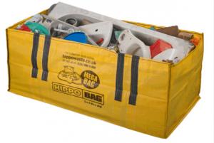 Cheap 3 Cubic Yards Custom Colors Skip Bag For Debris Garbage Packing  Garbage Bag for sale