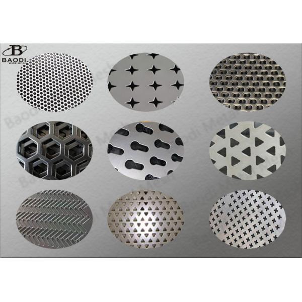 Square Hole Galvanized Decorative Screen ODM Perforated Mesh 1m X 2m