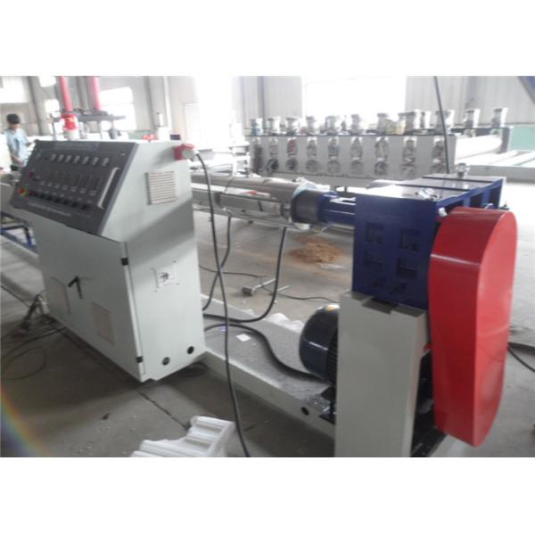 Double Stage PP Flakes Plastic Granulating Machine With Single Screw