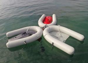 China White Grain Motor Boat Station Jetski C Shape Jet Ski Floating Dock Inflatable Floating Jet Ski C Dock For Yacht on sale