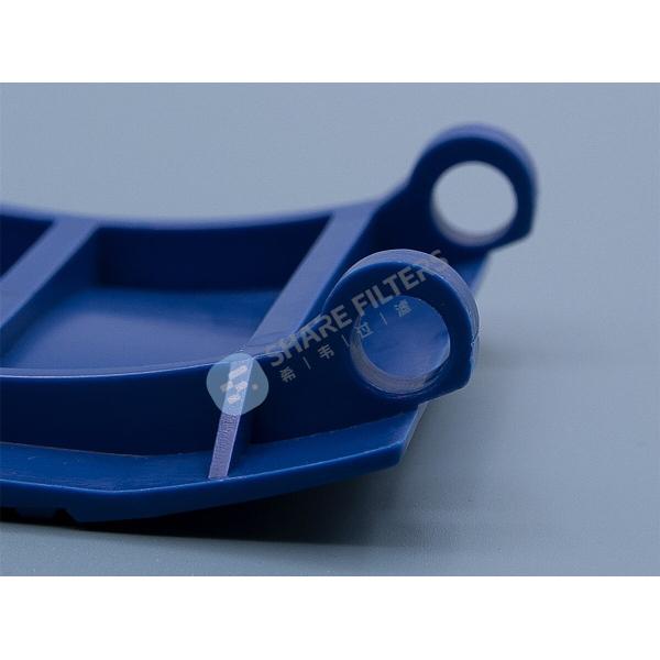 Custom Plastic POM Product For Bakery Machine Inner Parts By Injection Tooling 107×115mm