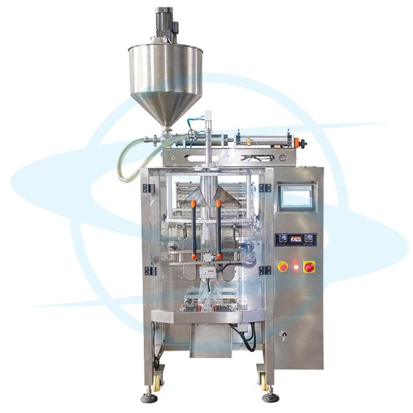 CPP 45deg Angle Sauce Bag Automatic Liquid Packing Machine SS304 Tomato Paste