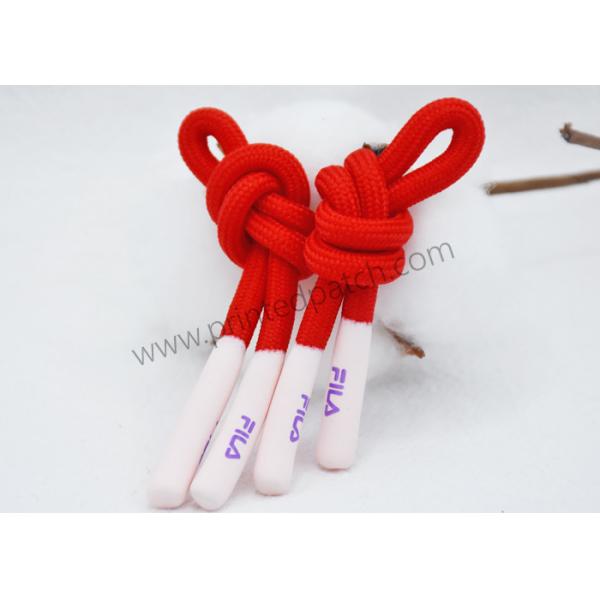 Silicone End L125cm Elastic Drawstring Cord Cotton Cord For Drawstring Bags