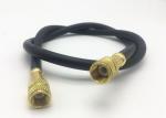 5MM Black Color Air Conditioner Refrigeration Charging Hose , Freon Charging