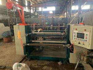 China Single Axis  Paper Film Rewinding And Slitting Machine Roll Slitter Rewinder Single Axis on sale