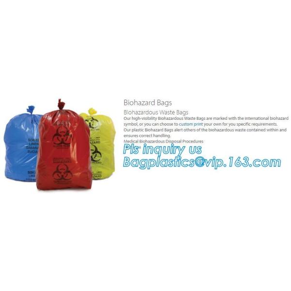 Bio Hazard Tote Bags,Stick-on Red Bio Hazard Waste Bags 6" x 6" 200/Bx,Shop Bio Hazard Shoulder bags online bagease pack