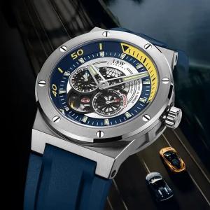 Cheap 320x240 Resolution Waterproof Skeleton Watch For Men Coated Sapphire Crystal for sale