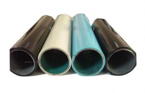 China Full Color Anti Rust Plastic Coated Steel Pipe For Storage Rack , Eco-Friendly on sale
