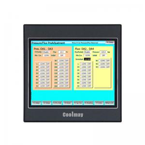 China 65536 Colors HMI Touch Screen 3.5'' Coolmay HMI 4 Wire Resistive Industrial Control Panel on sale