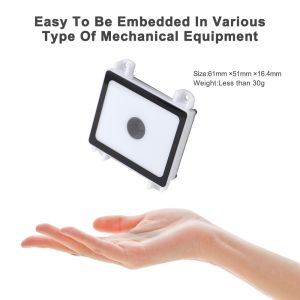 Embedded Fixed QR Code Scanner Mini QR Scanner Module White