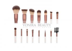 China Professional Eye Powder Private Label Makeup Brushes With Synthetic Hair 15 Pcs on sale