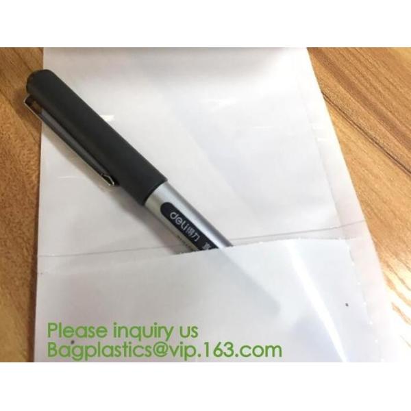 custom design degradable clear self adhesive seal plastic auto bag,Bag sealing pre-opened poly bags on a roll,transparen