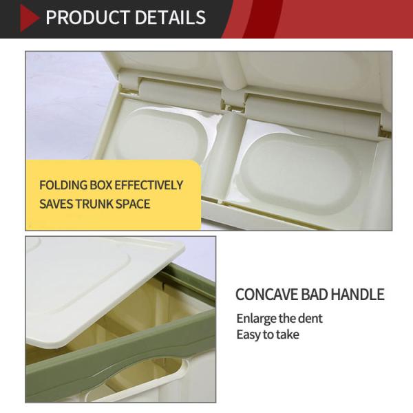 Sturdy Practical Folding Tote Box , Fashionable Collapsible Crates With Lids