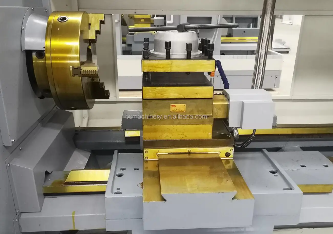 Heavy Cutting Metal High Precision Flat Bed CNC Lathe Machine Horizontal