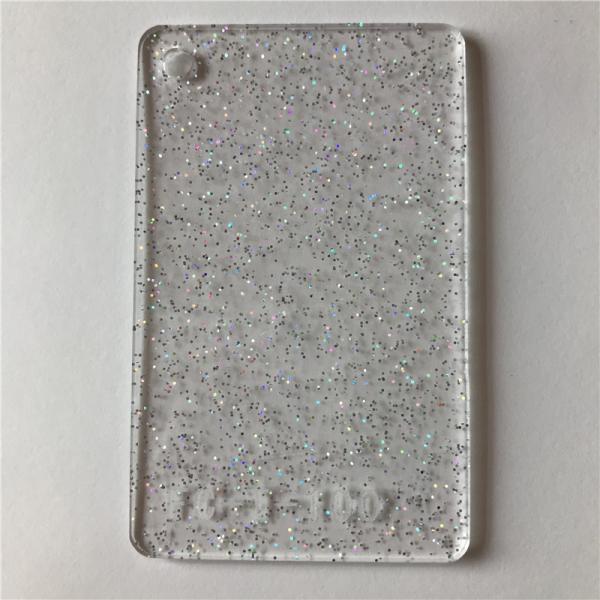 Transparent Glitter Colored Acrylic Sheet Plexiglass Material Board