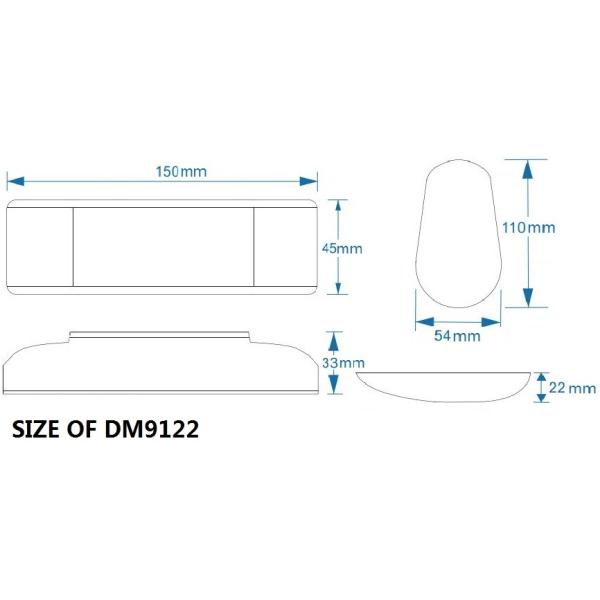 Two Channels CCT LED Controller RF , 2.4GHz RF Wireless Remote LED Controller