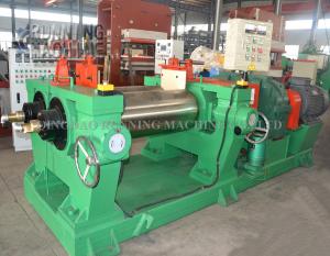 Cheap Driving Motor 55kw Laboratory Two Roll Mill Open Type Rubber Mixing Equipment for sale