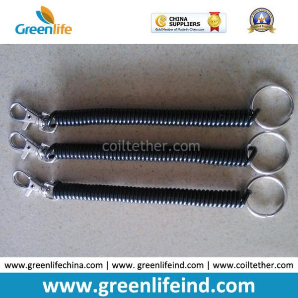 Quality Flexible Spiral Key Ring Elastic Cord Hot Selling Bungee Leash wholesale