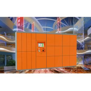 Cheap Logistics Self Service Smart Parcel Delivery Locker Outdoor Use with Touch Screen Advertising Function for sale