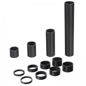 Cheap 800mm Length Clear Epoxy 3K CF Tubes Carbon Fiber Tube Anti Corrosion for sale