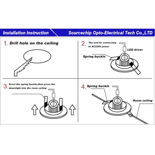 15 watt LED down light - Sourcechip LED Downlight
