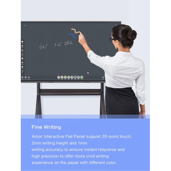 LED LCD Interactive Electronic Whiteboard Interactive Flat Panel 65 Inch