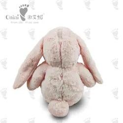 China ODM OEM PP Cotton Custom Stuffed Animal Rabbit Toy Light Red Long Girls Cute Doll Toy on sale