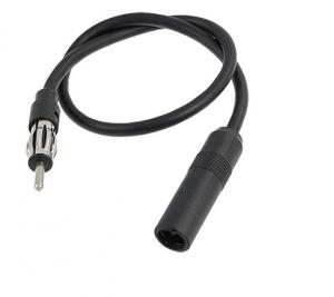Cheap Male to Female Car Radio Antenna Adapter Cable, car antenna extension lead with 30cm coax for sale