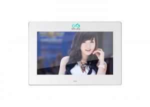 Cheap 8 Inch Digital Photo Frame Touch Buttons Infront Picture Video Player HD Input Wide Screen Digital Picture Frame for sale