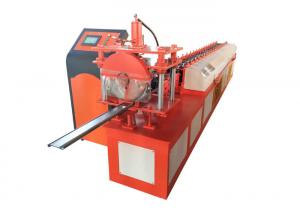 Cheap Door Bottom Plate Roller Shutter Door Roll Forming Machine With Hand Touch Screen for sale