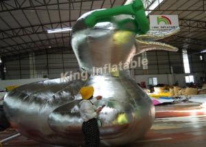Cheap Customized Big Inflatable Duck Character Cartoon / Animal For Advertising for sale