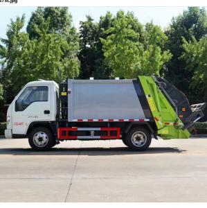 China Foton 115hp Waste Compactor Truck 4X2 6 Wheels Garbage Bin Truck on sale