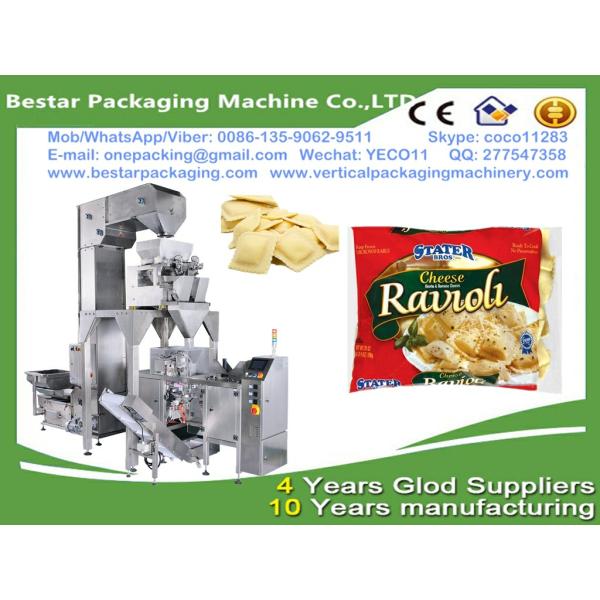 frozen ravioli packing machine with MultiHead Weigher Filling VFFS premade bag Machine