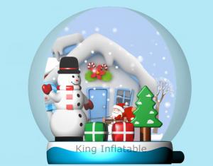 Cheap Outdoor PVC Tarpaulin 3M Dia Inflatable Snow Globe For Advertising for sale