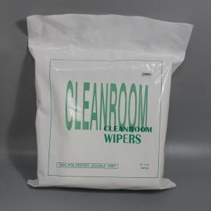 Cheap Industrial Lcd Screen Cleanroom Polyester Wipes 4x4 For Lab Cleaning for sale