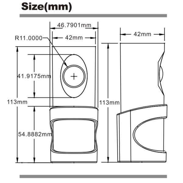 Outdoor Wired Infrared Photoelectric Sensor Weatherproof 180 Degree Rotation For Gate Safety