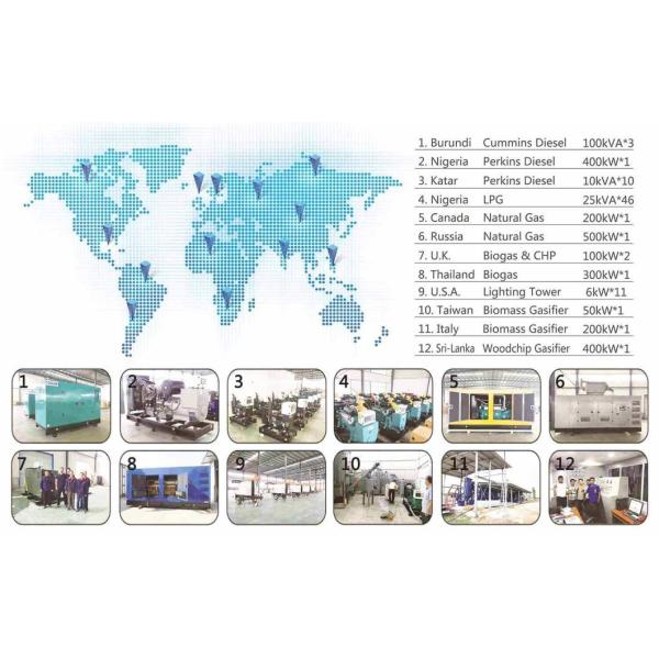 20-Cylinder Gas Generator Sets 1500kw Stationary Power Station with Standard Standard