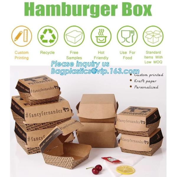 Hamburg Box, Bakery, Choco, Boxes With Window, Cookie Boxes, Muffins, Donuts, Pastries, Chef Warehouse