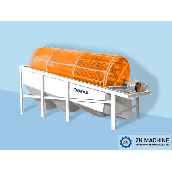 High Efficiency Vibrating Screen Machine , φ1x3m Sand Trommel Screen