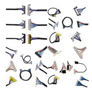 Cheap Professional LVDS Cable Assembly for Displays Cameras Length Range 1-5 meters Wire Gauge AWG26-28 for sale