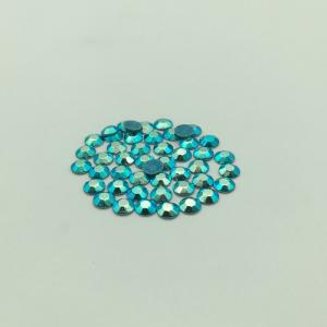 Cheap Flat Back Glass Lead Free Crystal Beads / Korean Large Loose Rhinestones for sale