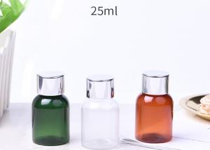 Cheap 25ml Plastic Cosmetic Packaging Aluminum Lids For Shampoo / Shower Gel Packing for sale