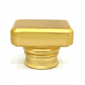 Cheap Fashion Geometry Shaped Metal Perfume bottle cap for sale
