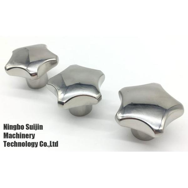 Five Pointed Star Hand Knobs 1.4308 Stainless Steel Precision Casting