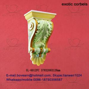 Cheap Factory price decorative pu exotic corbels/ exterior corbels for sale