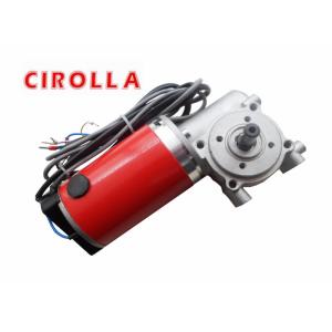 Buy cheap High Torque Red Sliding Glass Door Motor / DC Brush Gear Motor 24V 60W from wholesalers
